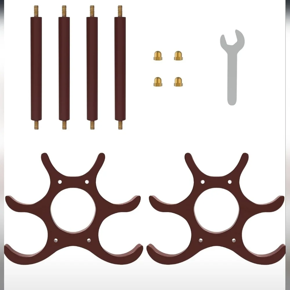 Wood‎ Wine Storage Racks Countertop, 6 Bottle